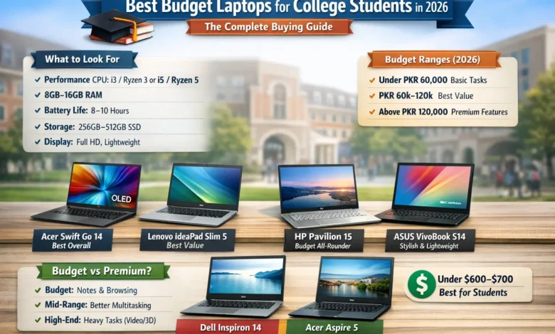 Best budget laptops for students 2026