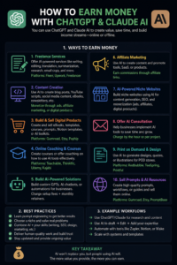 How to Earn Money with ChatGPT and Claude AI