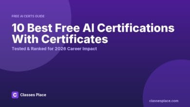 The 10 best free AI certifications with real certificates, tested and ranked for 2026