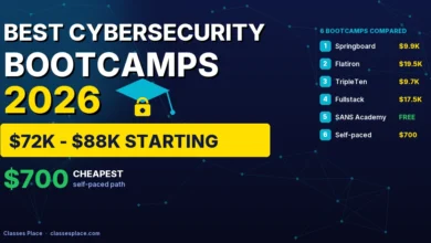 Best cybersecurity bootcamps 2026 ranked: Springboard .9K, Flatiron 9.5K, TripleTen, Fullstack, SANS free, self-paced 00