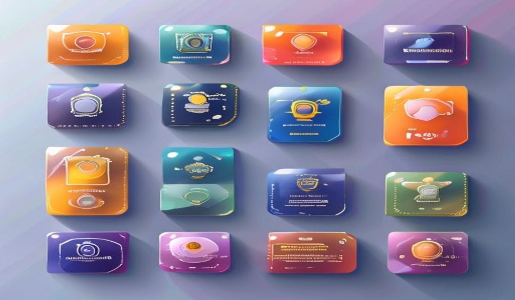 Grid of professional digital certification badges from major tech companies
