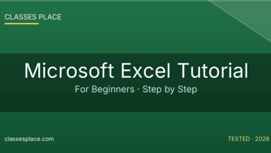 Microsoft Excel Tutorial