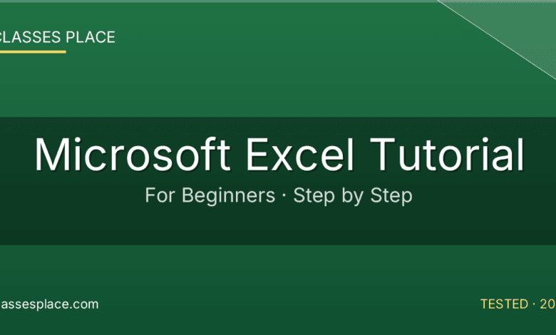 Microsoft Excel Tutorial