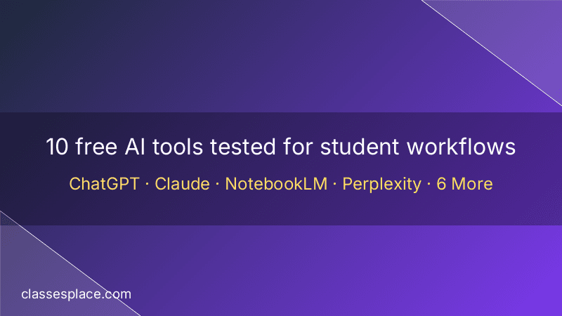 Top free AI tools for students